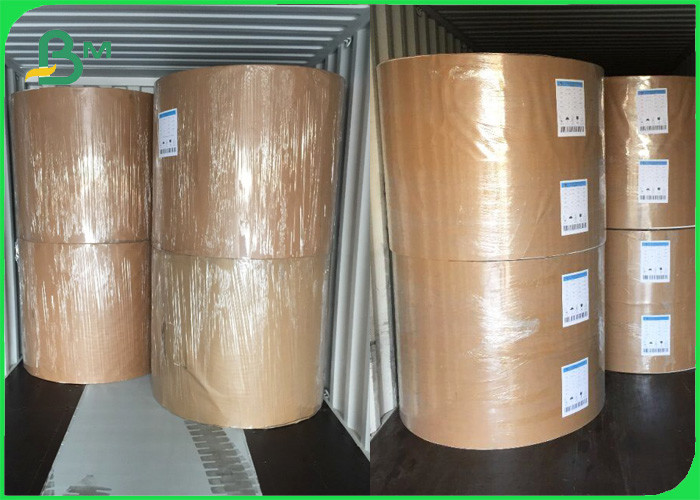  200gsm Food Grade Virgin Kraft Paper Rolls For Lunch Container Manufactures