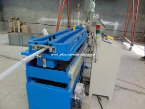 China PE / PVC / PP Single Wall Corrugated Pipe Extrusion Line Plastics Extruder on sale