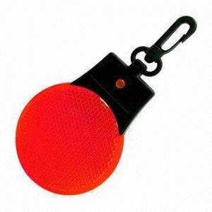  Round-shaped Safety Flasher with Plastic Hook Manufactures