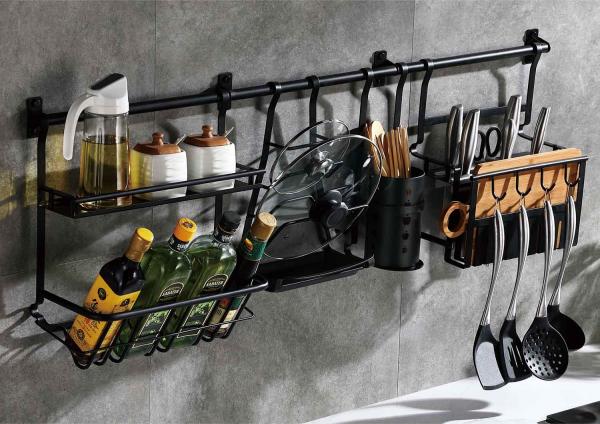 Quality Multipurpose Wall Mounted Kitchen Shelf SUS304 Stainless Steel Material for sale