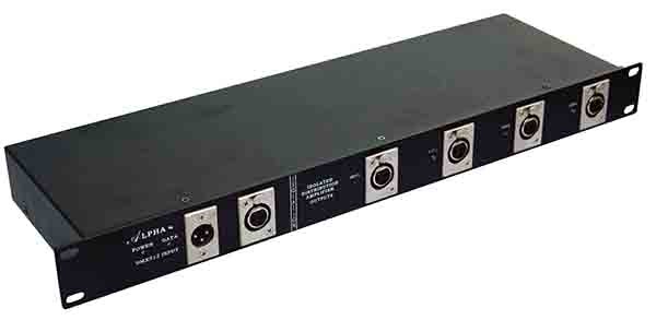  AC 100 - 240v Dmx Signal Splitter With Independent Input And Output Signal Manufactures