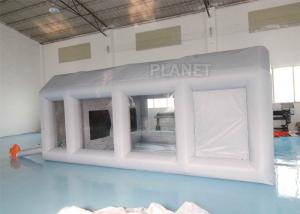  Grey Moveable Inflatable Car Paint Spray Booth With Filter System 6x4x2.5m Manufactures