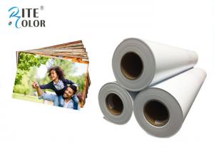 China Smooth 190gsm Resin Coated Photo Paper , Large Format Silky Photo Paper For Inkjet Printer on sale