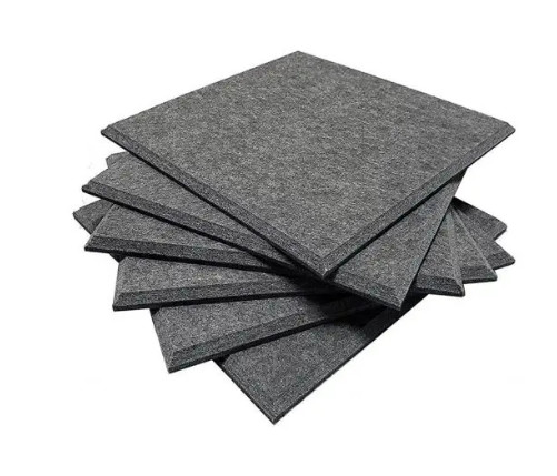  Office Cinema Wall Soundproof Polyester Fiber Acoustic Panel Beveled Edge Manufactures