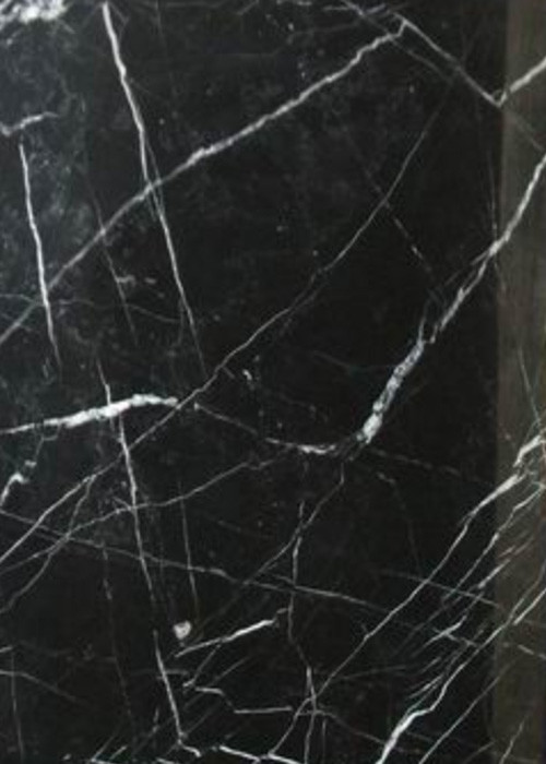 Quality Black Marquina Nero Marquina Gloss Marble Floor Tiles Frost Resistance for sale