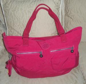 China Pink Large Shoulder Travel Work Business Tote Bag Purse on sale