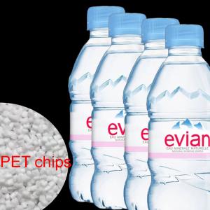 China Pure Water Bottle Grade PET Plastic Granules Pellets on sale