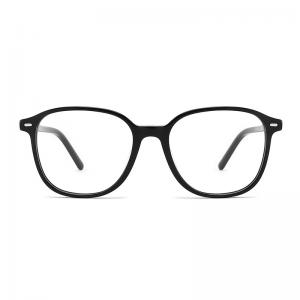  Square Optic Eye Women Men Round Acetate Glasses Oversized Eyeglasses Frames Manufactures