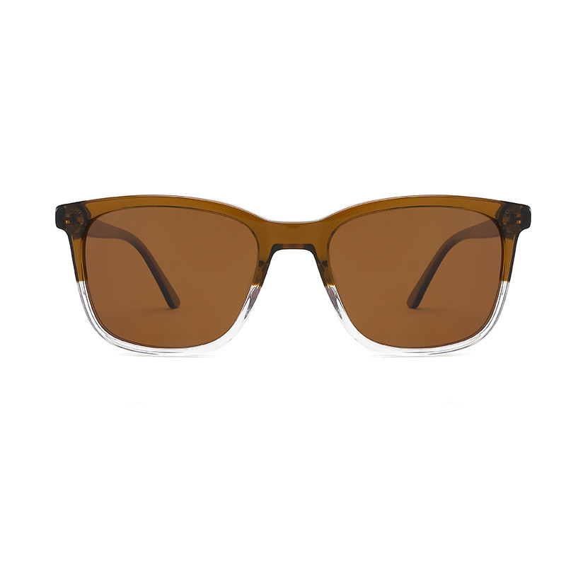  Square Shape retro eyewear sunglasses Classic Transparent Polarized Sunglasses Manufactures
