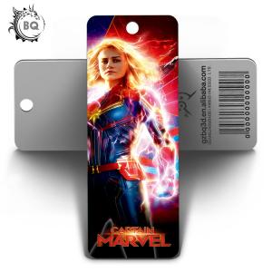  Custom Lenticular Promotional 3d Holographic Bookmarks 0.6mm PET+157g Coated Paper Manufactures