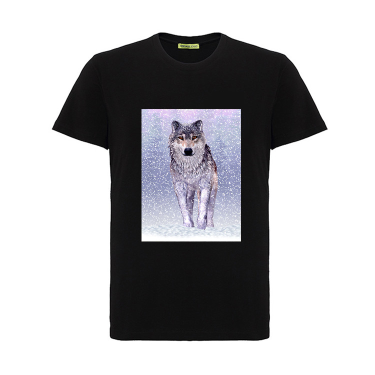  Cool 3D Flip Effect T - Shirt 100% Cotton Soft Material For Printing 3D Artwork Manufactures