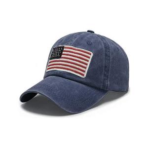  Trucker Curved Brim Six Panel Dad Cap Embroidered USA Logo Manufactures