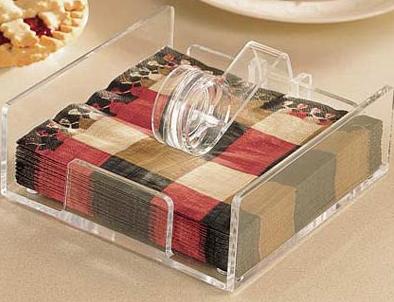  Acrylic napkin holder for hotel display Manufactures