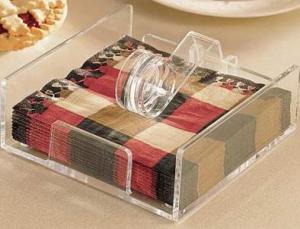  Popular Shape Acrylic Napkin Holder For Hotel Display Manufactures