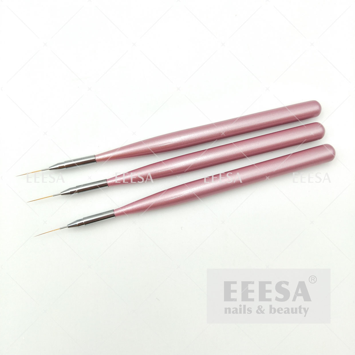  12Mm Length Wooden Pencil With Lid Wood Nail Art Long Liner Brush Manufactures