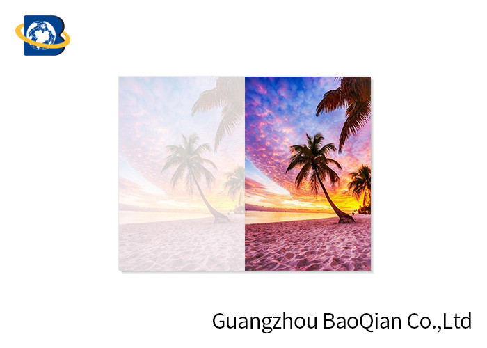  PET / PP Material 3D Picture Cards , Custom Lenticular Cards Beautiful Landscape Pattern Manufactures