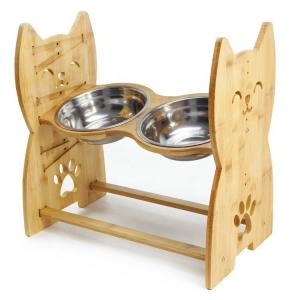  19cm 23.8cm Stainless Steel Elevated Dog Bowls BPA Free Manufactures
