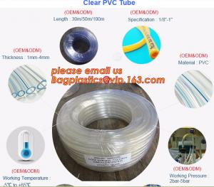 China Layflat PVC Transparent Hose Clear Suction No-Kinking PVC Tubing Soft Clear PVC Tube High Pressure Spray Hose on sale