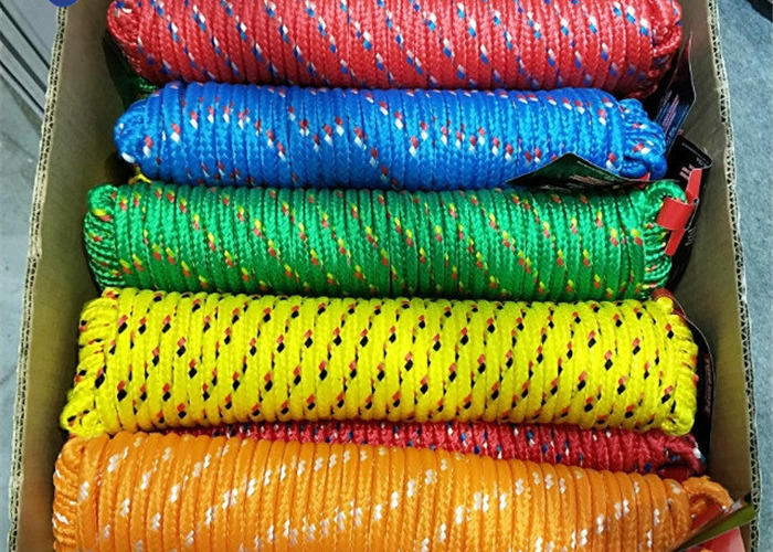 China Braided 16 Strand Rope Polypropylene Nylon Packing Rope For Fishing Industry on sale