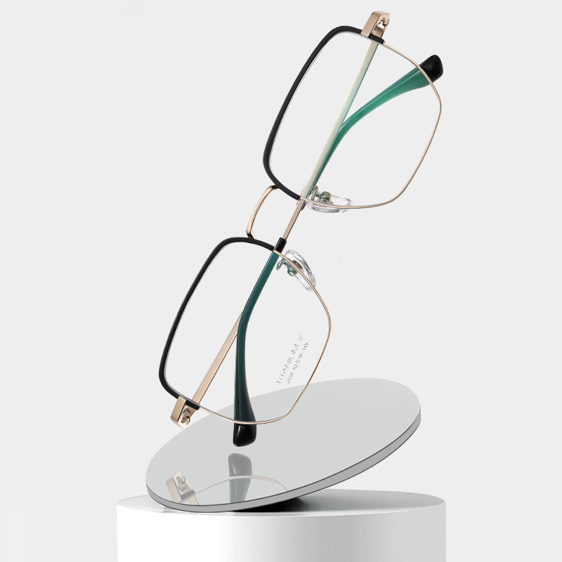  Custom Pure Titanium Frame Glasses Optical Easy Lens Replacement Manufactures