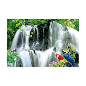  Large Size PET 3D Lenticular Printing Poster Of Waterfall Scenery Theme Manufactures
