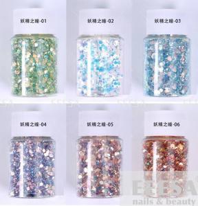  Green Colorful Grow Reflective Holographic Spring Nail Art Powder Glitter Manufactures