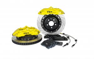 China Audi A4 A5 A6 A7 BBK Big Brake Kit  6 Piston Forged Two Pieces Caliper 19 Inch Wheel Front on sale