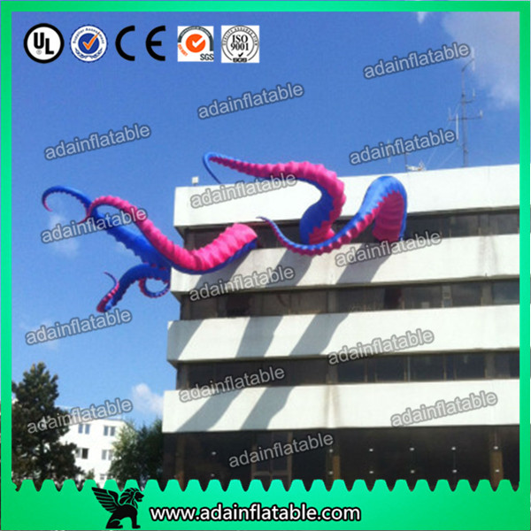  Purple And Pink Event Party Decoration 5m Inflatable Tentacle Customized Manufactures
