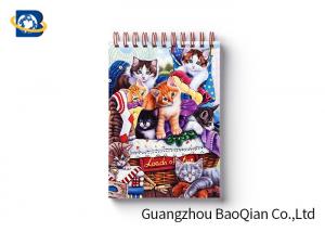  Spiral Binding 3D Lenticular Personalised Stationery Notebooks Cartoon Pet Hardcover Manufactures