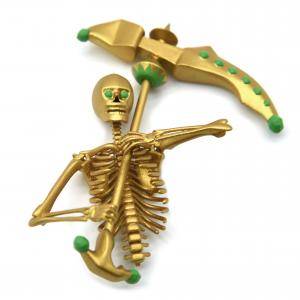  Skeleton MJF Rapid Prototyping 3d Printing Service With Gold Painted Manufactures