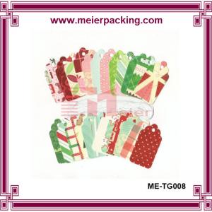 Colored printing t-shirt hangtag, Baby clothing color hang tags for sale ME-TG008