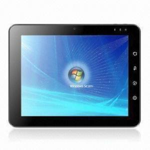 China 9.7 Inches Tablet PC with Intel Atom Processor N455 CPU, G-sensor Control, Windows 7 and Android OS on sale