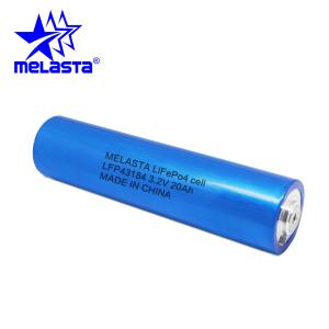 China LiFePo4 Lithium Ion 3.2V 20Ah LFP43184 High Capacity Rechargeable Battery Cell for Solar Power System Home on sale