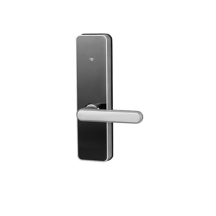  Black Color Super Thin Hotel Style Door Lock RF Hotel Lock System Stainless Steel Manufactures