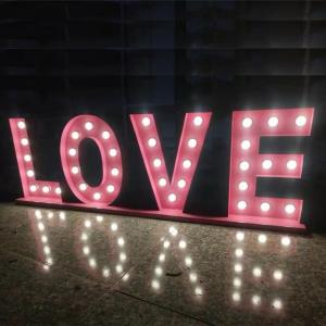 LED Big Marquee Letter Sign Aluminum Metal Marquee Letters UL Manufactures