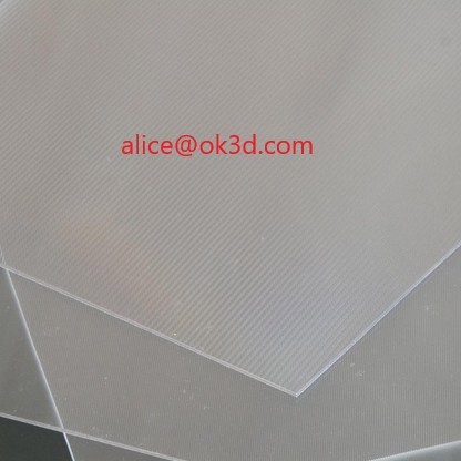  Thick Lenticular Material Cylinder Lens 25 LPI 4.1MM thickness lenticular for UV flatbed Printer and Inkjet print Manufactures