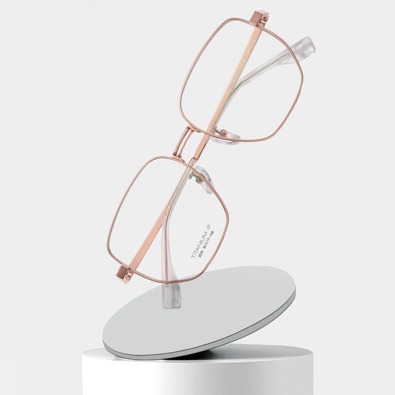  OEM Titanium Frame Glasses , CE Prescription Eyeglass Frames Manufactures