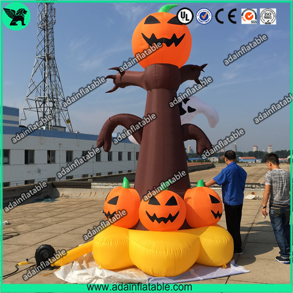  5m Halloween Inflatable  Decorations Halloween inflatable pumpkin Tree with lighting Manufactures