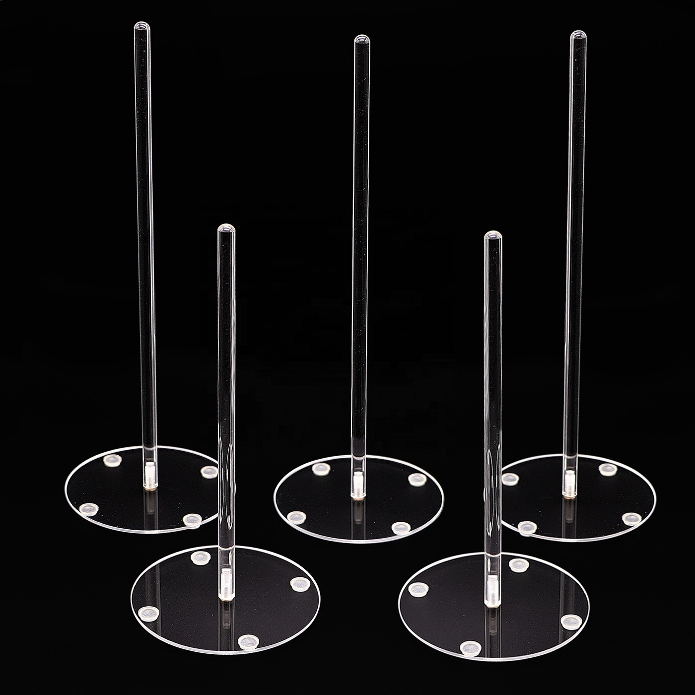  5x5x14 Inch Dessert Acrylic Doughnut Stand For Wedding Decoration Display Manufactures