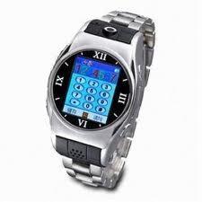 Quality Stainless Steel USB Bluetooth GPRS Wrist Watch Cell Phones Support Video Chat for sale
