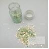 Buy cheap Green Colorful Grow Reflective Holographic Spring Nail Art Powder Glitter from wholesalers