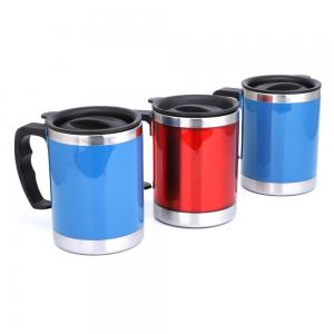  Plastic 400ml 13 Oz Stainless Steel Insulated Mug Manufactures