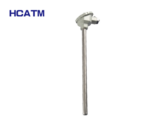 China GMT102-A Gas liquid Pt100 Pt1000 three-wires RTD SS304 petroleum chemical high precision armored temperature sensor on sale