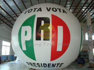  Reusable Fireproof Inflatable Political Advertising Balloon with Total Digital Printing Manufactures