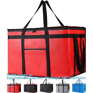 China XXL-Larger Insulated Cooler Bags With Zipper Closure,Reusable Grocery Shopping Bags Keep Food Hot Or Cold,Collapsible on sale