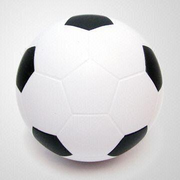  Soccer Stress Ball, Made of PU Foam Material, with Nontoxic Features Manufactures