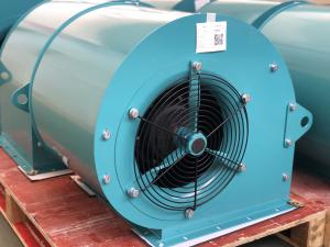  Single Phase 4 Pole Double Inlet Centrifugal Fan With 7 Inch Galvanized Blade Manufactures