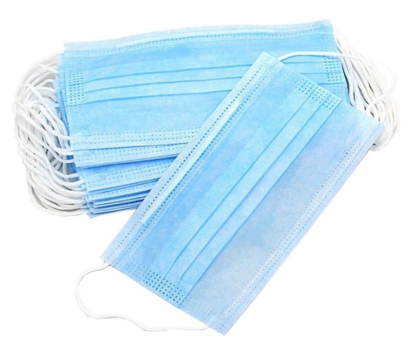  Three Layers Surgical Disposable Mask Blue Color General Medical Supplies Manufactures