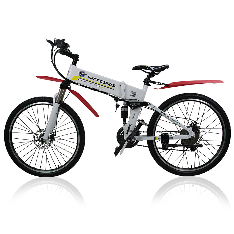 Quality 26 Inches Electric City Bike 250 Watt 36 V Lightweight Folding Hybrid Type for sale