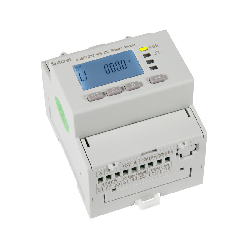  Rail Mounted 85-265V Solar DC Power Meter Supports Modbus-RTU Protocol Manufactures